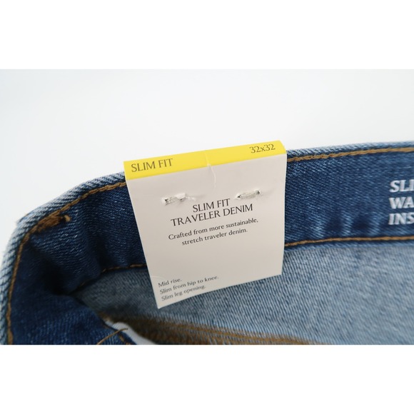 Banana Republic Traveler Denim Jeans Mens 32x32 Slim Fit‎ Stretch New - Picture 7 of 15